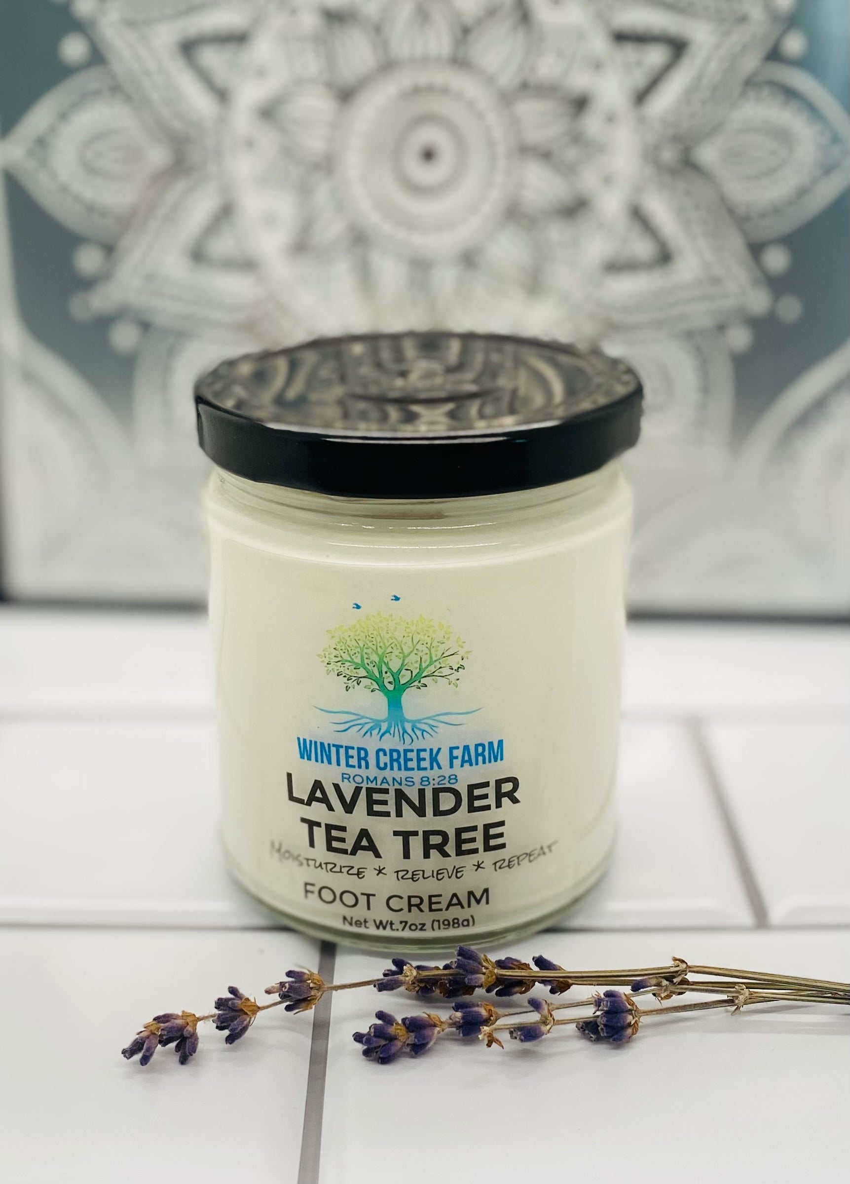 Lavender Tea Tree Foot Cream | Mango Butter | Menthol
