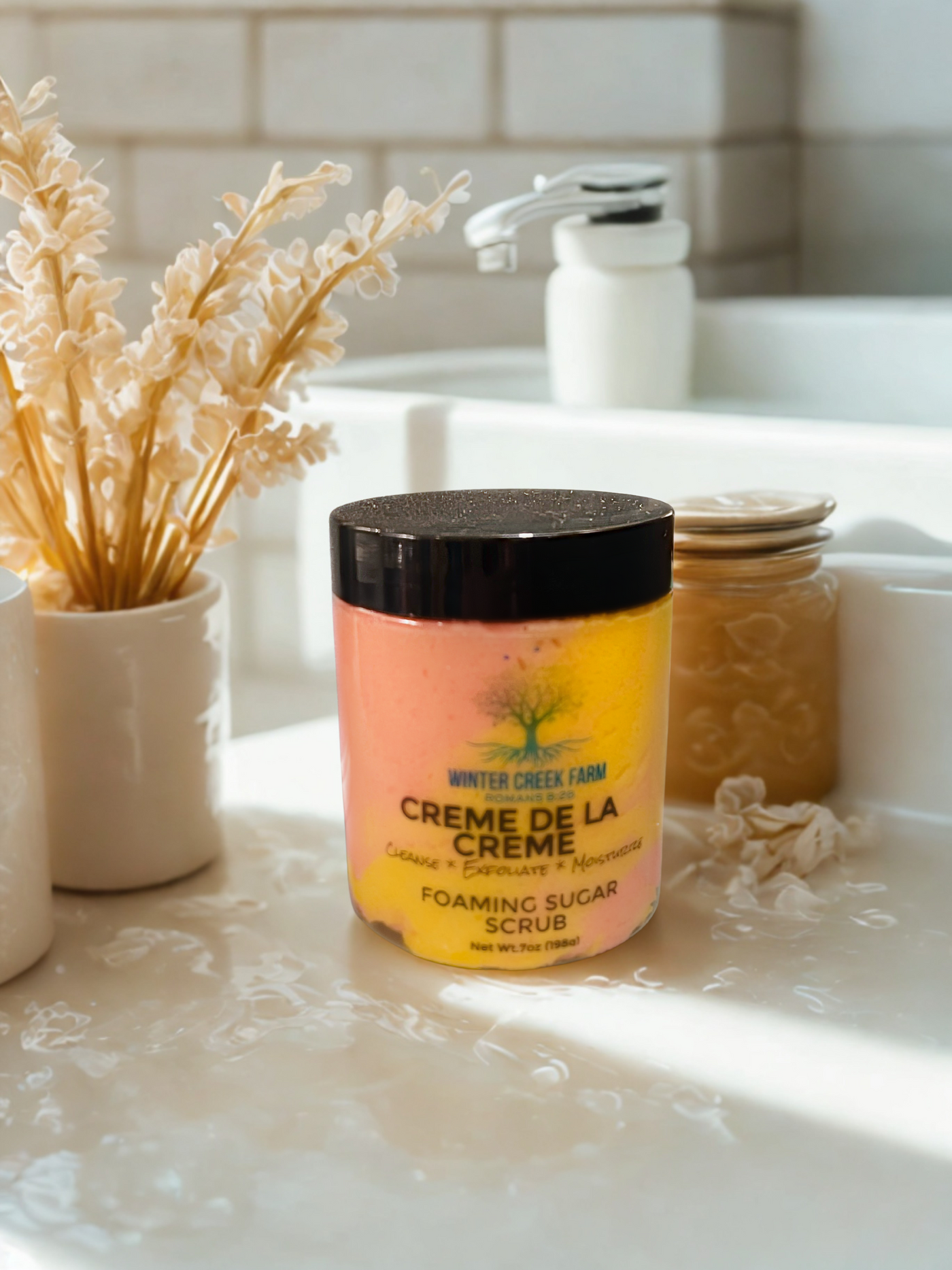 Crème De La Crème Foaming Sugar Scrub