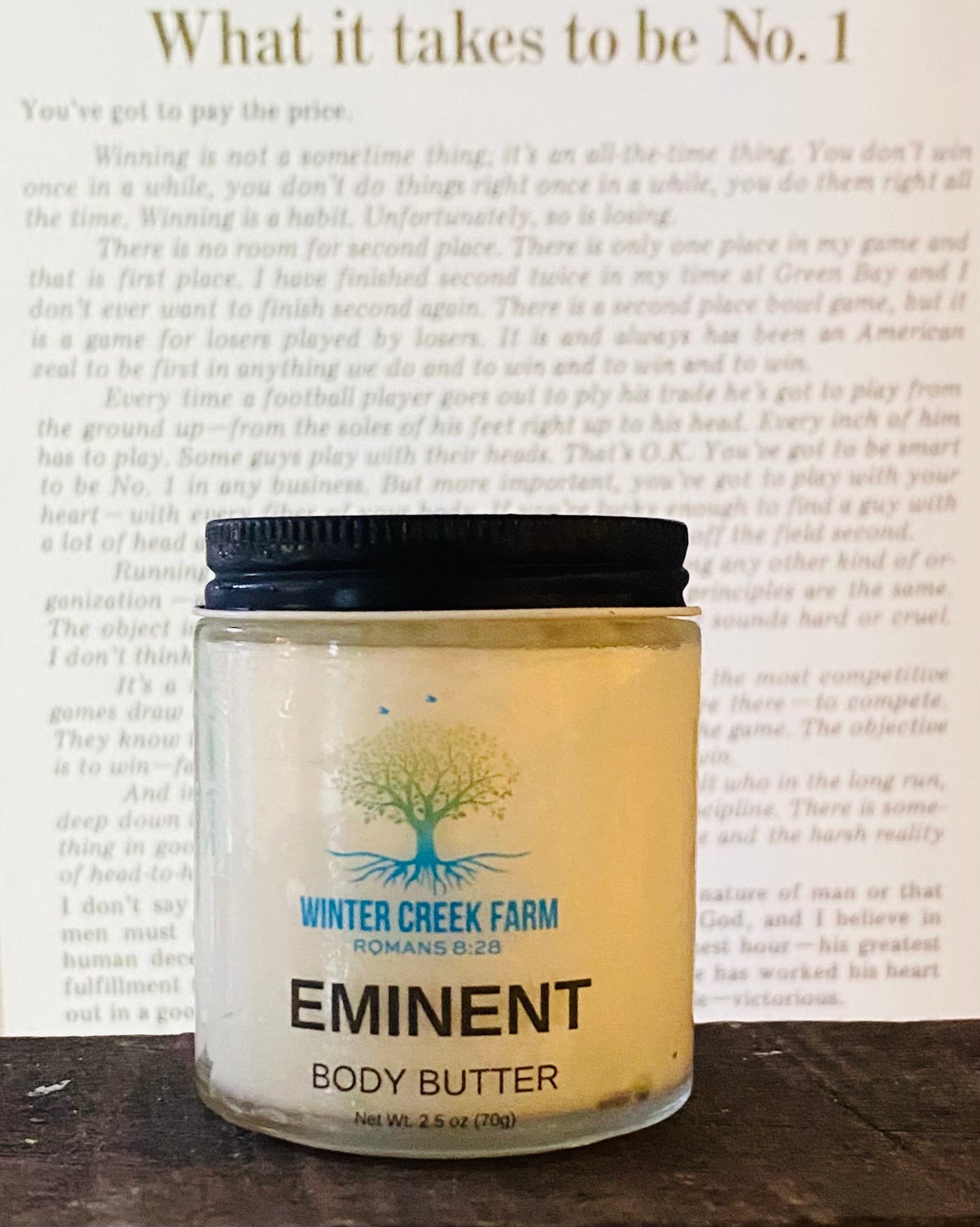 Eminent Body Butter | Natural Oils and Butters | Handmade Body Butter | Self Care Gift | Spa Gift | Natural Body Butter