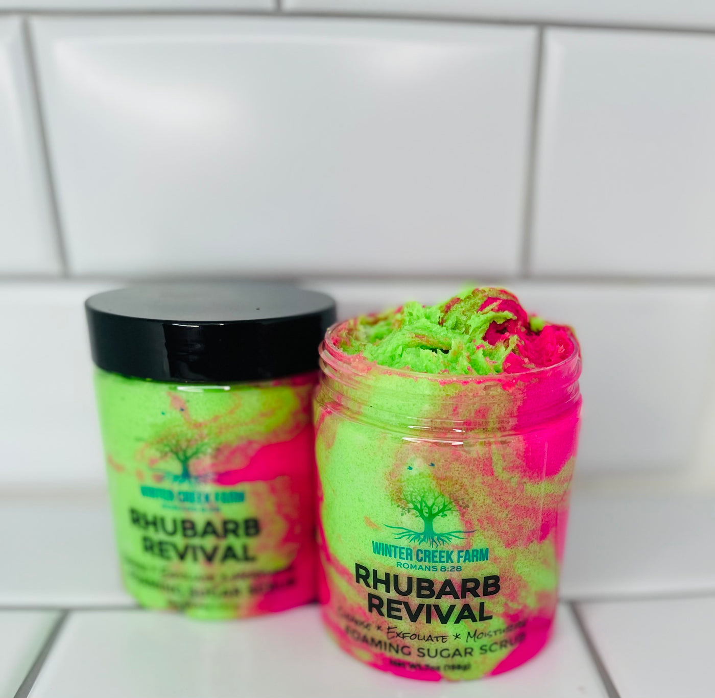 Rhubarb Revival Sugar Scrub