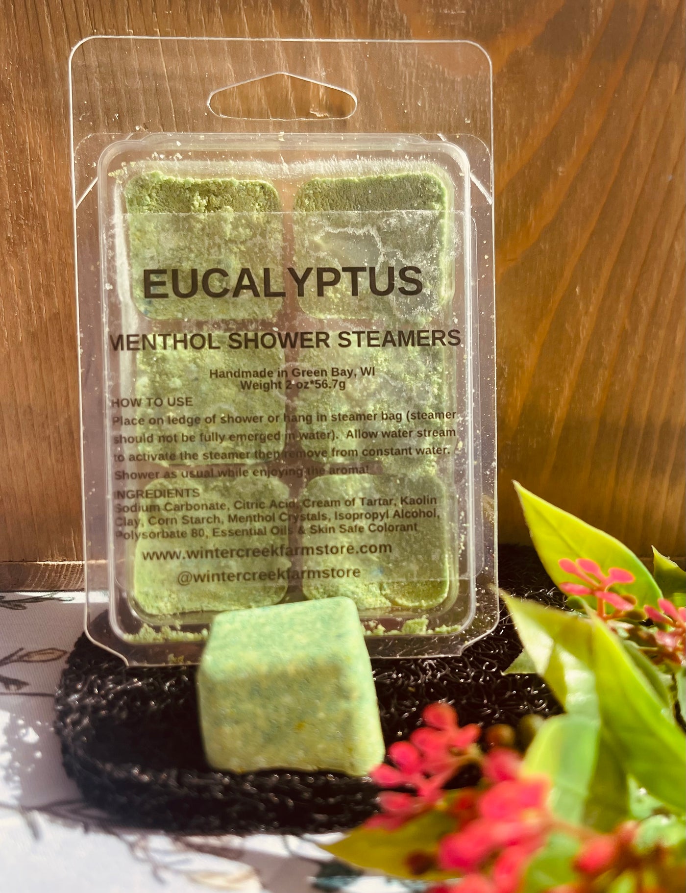 Eucalyptus Shower Steamers | Shower Bombs | Spa Relaxation | Essential Oil Aromatherapy | Menthol Shower Steamers | Gift for Her | Gift for Him